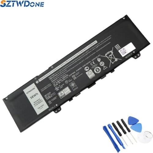 SZTWDONE F62G0 New Laptop Battery for Dell Inspiron 13-7370 7373 7380 7386 Vostro 13-5370 RPJC3 39DY5 RPJC3 11.4V 38WH