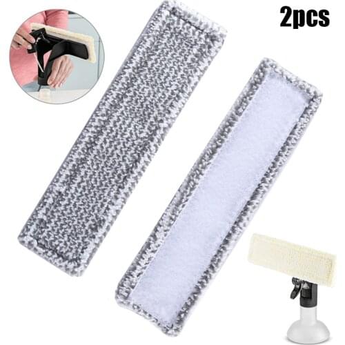 2 PC Microfibre Mop Cloth For Karcher WV2 5 Window Cleaning Machine 2.633-130.0 Replacement Attachment