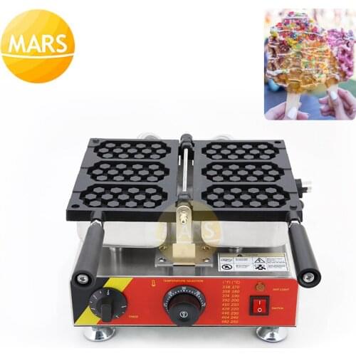 Honeycomb Shape Waffle Maker Cake Machine Electric Baking Pan Non stick Waffles Maker Iron Sandwich Maker Bubble Egg Cake Oven