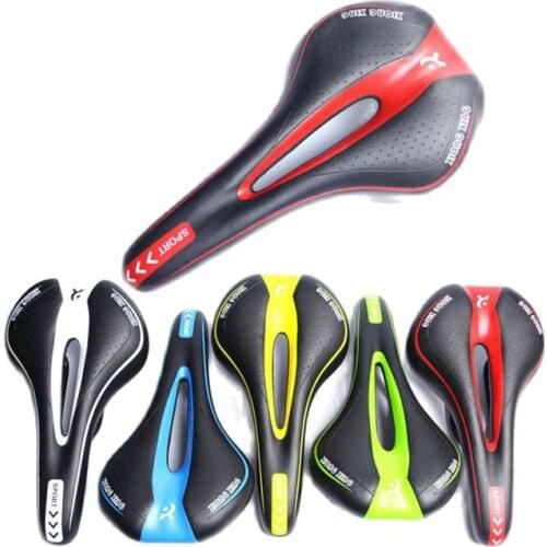 Bicycle Seat Saddle MTB Road Bike Saddles Mountain Bike Racing Saddle Cycling Seat Shockproof Bicycle Saddle Customizable Logo