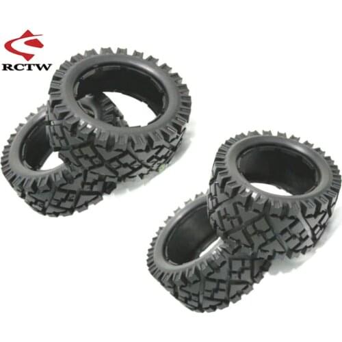 All Terrain Tires Strong Grip Strong Wear Resistance Tyre for 1/5 HPI KM ROFUN ROVAN BAJA 5B RC CAR Toys PARTS