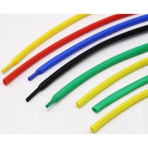 1meter 2:1 Heat Shrink Heat Shrink Tube Tubing Thermoresistant Tube Wire Sleeving Wrap Thermoresistant Tube Heat Shrinkable