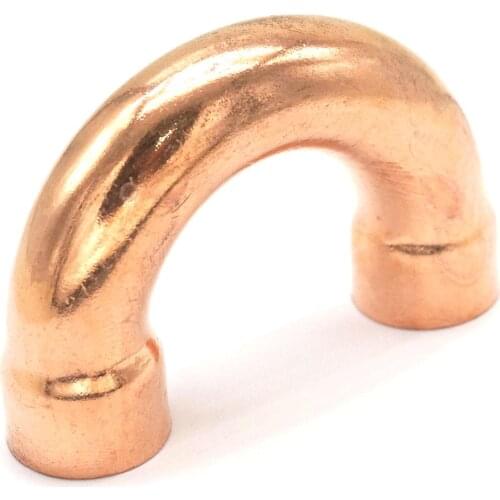 16x1x48mm 180 Degree Return Bend Copper End Feed Plumbing Pipe Fitting for gas water oil