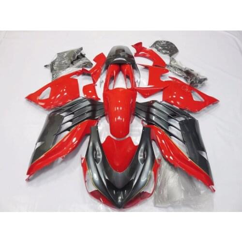 2021 WHSC ABS Plastic Full Fairings Kit For KAWASAKI 14R 2012 Red
