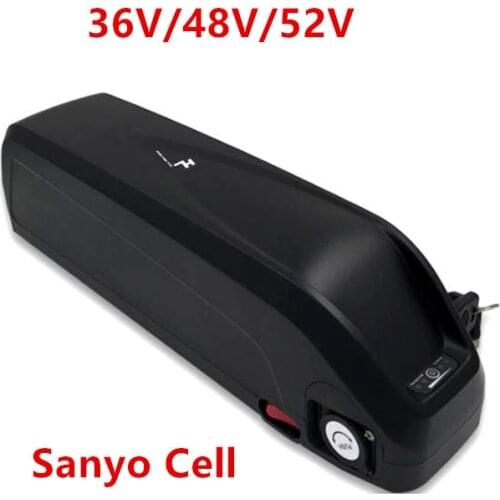 36V 48V 52V 8.8ah 10ah 11ah 13.2ah 15ah New Hailong 350W 500W 750W e bike lithium battery for Sanyo with USB Port + charger