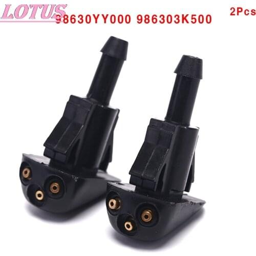 Car wiper, water pulser, cleaner nozzle, spray nozzle, extended wiper shovel, plastic, auto parts, Hyundai Elantra 2pcs