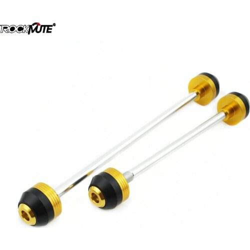 For Kawasaki ZX-10R 2008-2009 Motorcycle Front Rear Wheel Axle Fork Slider Crash Protector Drop Falling Protection