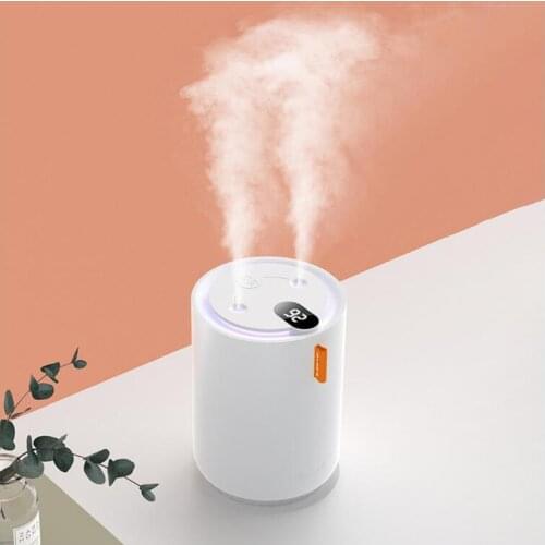 Home USB Air Humidifier Essential Oil Diffuser 500ml Air Humidifier Aroma Essential Oil Diffuser Dual Spray Nozzle Humidifier