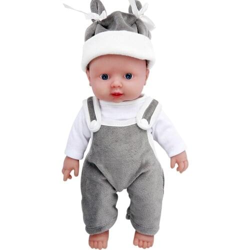 IVITA WB1505 30cm Full Body soft Silicone Lifelike Reborn newborn Baby boy Dolls 1.1kg best Small toys for 3 year old girls