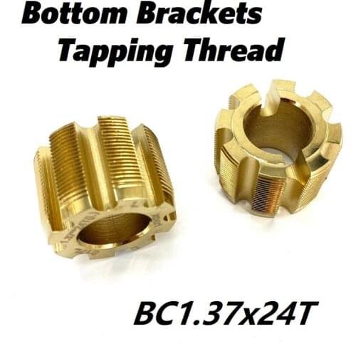 MTB Road Folding Bike Bottom Brackets Milling Cutter Tapping Thread Parts BC 1.37"x24T Bottom Bracket Tapping Tool