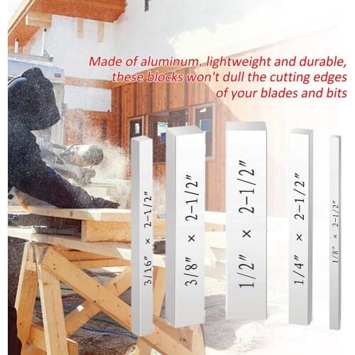 KKmoon Set-Up Blocks Set 5pcs Gauge Blocks High Precision with Engraved Size Markings Machinist Tool Woodworking Tool