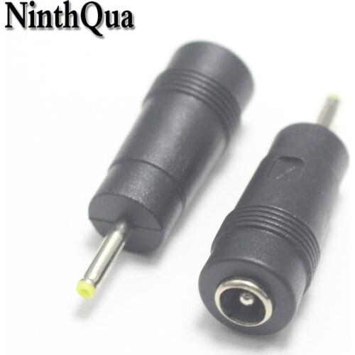 NinthQua 1pcs 2.5*0.7mm Male Plug to 5.5*2.1mm Female Jack DC Power Charger Connector Adapter Laptop Charging Converter