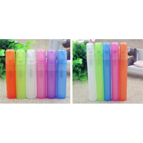 Factory Price 5000pcs/lot 5ml Translucence Plastic Atomizer Bottle Travel Makeup Perfume Spray Refillable Bottles