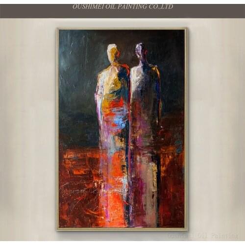 Professional Artist Hand-painted High Quality Abstract Portrait Oil Painting On Canvas Figure Oil Painting Popular Art for Decor