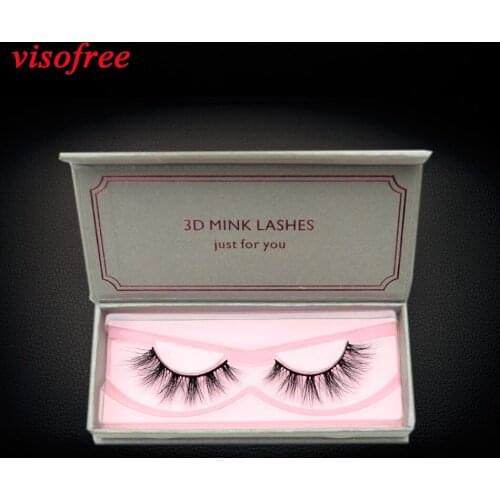 Visofree Eyelashes Makeup Mink eyelashes Handmade Full Strip Lashes Natural Long 3D Mink Lashes Cruelty-free False Eyelashes E13