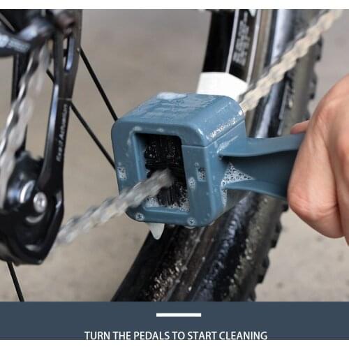MTB Bicycle Chain Cleaning Brush Plastic Chain Gear Grunge Wheel Brush Portable Bike Motorcycle Cleaning Tool Rim Care Tire