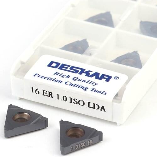 16ER 0.5 ISO LDA 0.75/1.0/1.25/1.5/1.75/2.0/3.0/3.5 CNC Lathe Turning Thread Carbide Insert Machining Steel And Stainless Steel