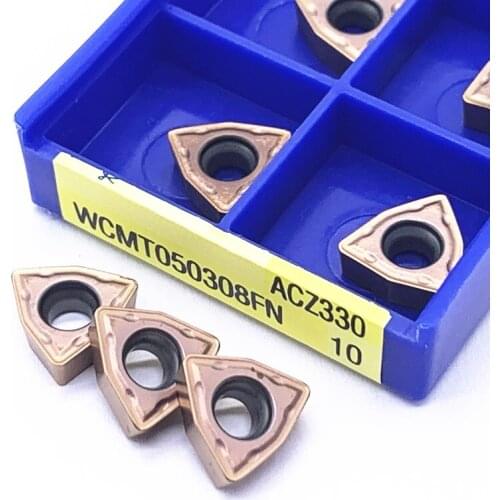 WCMT050308 FN ACZ330 Reaming.Drilled.carbide blade.Cutting Blade,U drill insert