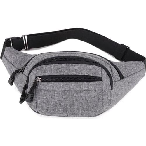 2021 New Casual Men Fanny Packs Bag High Quality Waist Bag Male Travel Messenger Bags Mens Belt