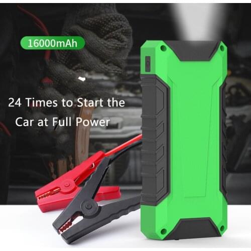 12V Car Jump Starter Power Bank 16000mAh Portable Battery Station For 3.0L/5.0L Car Emergency Booster Petrol Diesel Car Starter