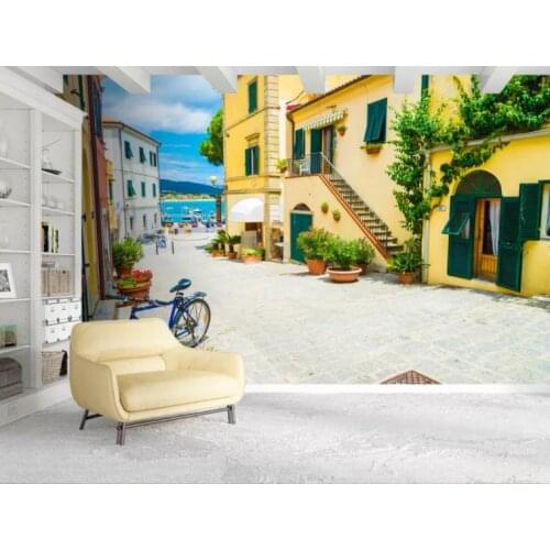 16 Custom Wallpaper City View Russian Seaside Mansion Wall Mural Living Room Bedroom Wallpaper