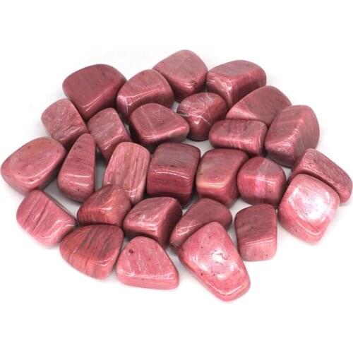 Natural Pink Rhodonite Tumbled Stone Gemstone Rock Mineral Crystal Healing Chakra Meditation Feng Shui Decor Collection