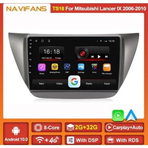 4G LTE 2 Din Android 11 8core Car Radio Multimedia Video Player For MITSUBISHI LANCER IX 2006-2010 GPS Navigation Auto Stereo BT
