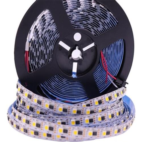 Addressable 12V Double Data Signal Break Continuous GS8208 5050 RGB LED Strip 60leds