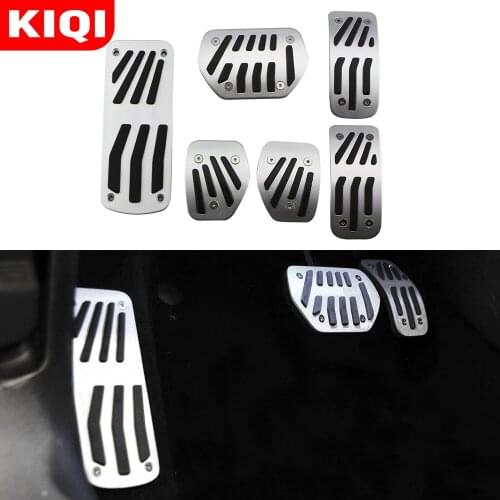 KIQI Accessories for Peugeot 2008 207 CC SW GTI/RC 208 GTI 308CC AT/MT STD Pedal Pedale Stickers Sytling Covers Footrest Pad