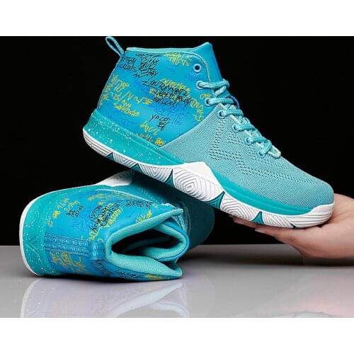 Men Women Basketball Shoe High Top Breathable Sneakers Fema Outdoor Non-Slip Athletic Fashion Tennis Sport Shoes Male Zapatillas