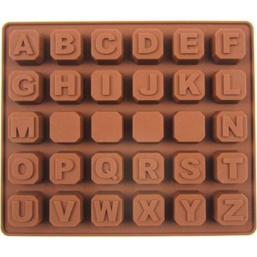 Free Shipping Blank & Letter Candy/ice/cake/chocolate/sugar Craft Fondant Mold/tray Silicone Decorating Tools