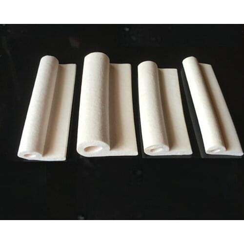Custom Silicone Rubber Foam Seal Strip Temperature Resistance P 9 q Shape 1m Red Milky White
