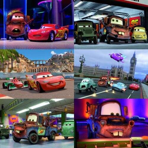 Disney Canvas Painting Cars Story Animation Movie Wall Art Posters and Prints Room Decor Pictures for Kids Home Decoration