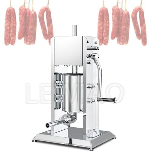 Stainless Steel Homemade Sausage Stuffer Sausage Filling Machine Sausage Syringe Meat Filler Maker Meat Filling Equipment
