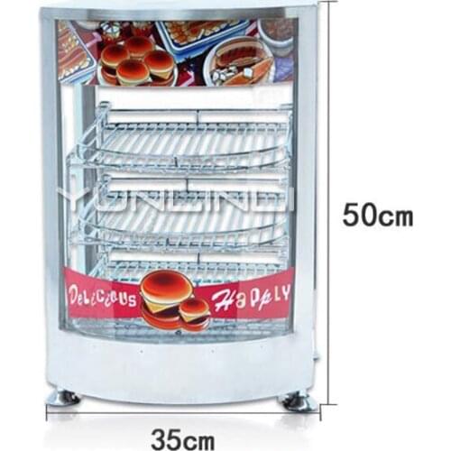 Commercial Food Warming Showcase Electric Cooked-food Heat Preservation Case Electric Food Display Cabinet NP-641