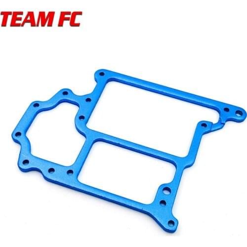 HSP 122065 Aluminum Alloy Compact Radio Tray Metal Second Floor Board Upgraded Parts for 94108 1/10 RC Big Foot Cars S218