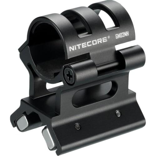 NITECORE GM02MH Mount Magentic Weapon Gun Mount Fits Flashlight with a body diameter of 25.4mm SRT7GT P12GTS MH40GTR