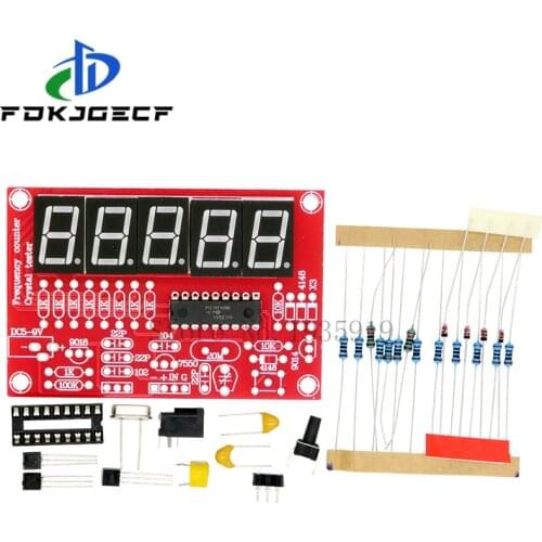 1Hz-50MHz Digital LED Crystal Oscillator Frequency Counter Tester DIY Kit 5 Digits High Precision Digital Frequency Meter Module