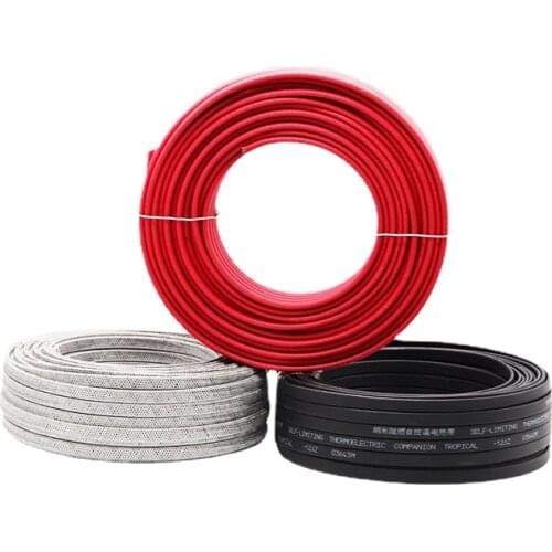 Low temperature 10mm wide 25W explosion-proof shielded self-limiting temperature electric heating cable DXW-10PZ