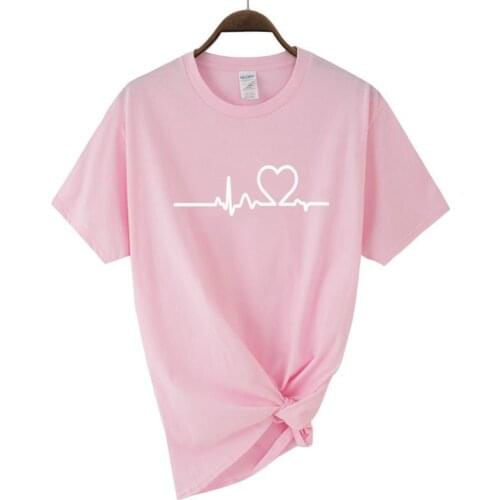 2021 New Brand Ladies T-shirts Women Fashion Printing Short-sleeved Tops Love Girls T-shirts Ladies Cotton Princess T-shirts