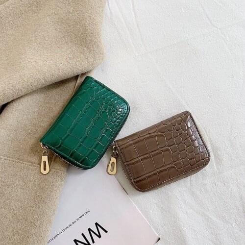 New Women Wallet Many Departments Card Holder Foldable Ladies Small Purse Hasp Card Case High Quality Female PU Leather Wallets