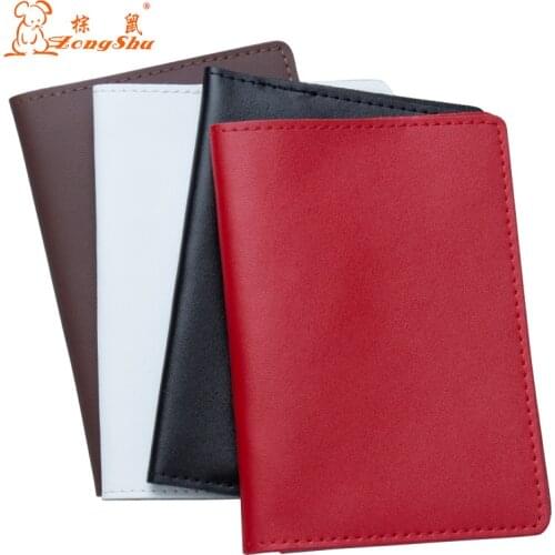 Oil Red Genuine Leather Multiple Passport Cover Cases Passport Organizer Personalized Passport Holder (Accept Customization)