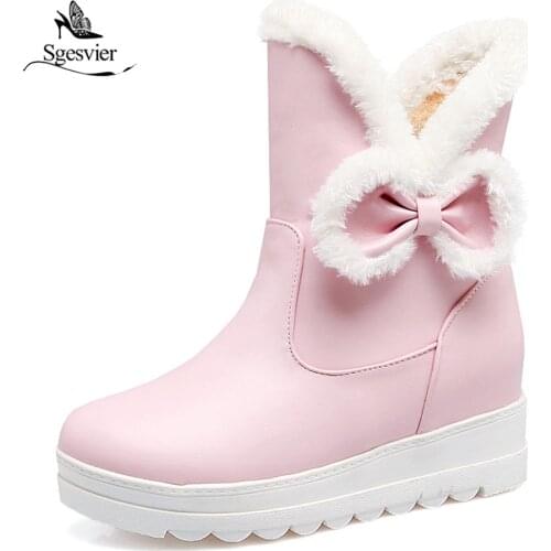 Sgesvier Women's Wedge Ankle Boots