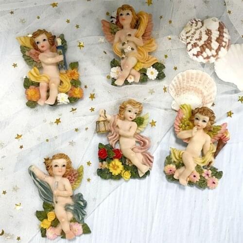 Angel Baby Silicone Mold Cake Decoration Chocolate Candy Polymer Clay Making Molds for Wedding Birthday Easter Christian