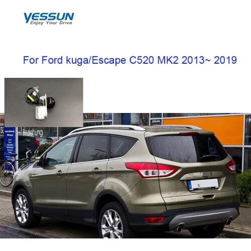 Car License Plate parking system Rear View Camera For Ford kuga Escape C520 MK2 2013 2014 2015 2016 2017 2018 2019 bracket