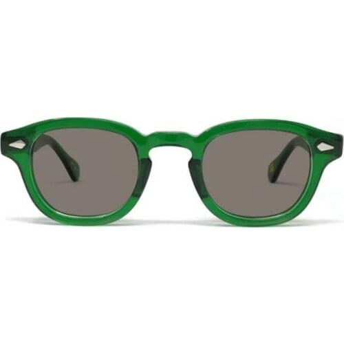 Johnny Depp Glasses Polarized Sun Glasses Men Woman Brand Designer UV400 Driving Shades Acetate Glasses Frame Top quality SQ084