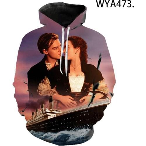 New Casual Titanic Sweatshirts 3D Printed Men Women Children Hoodies Long Sleeve Pullover Streetwear Boy Girl Kids Jacke