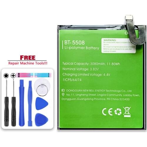 3080mAh Replacement Battery BT-5508 For Leagoo T8S Mobile Phone
