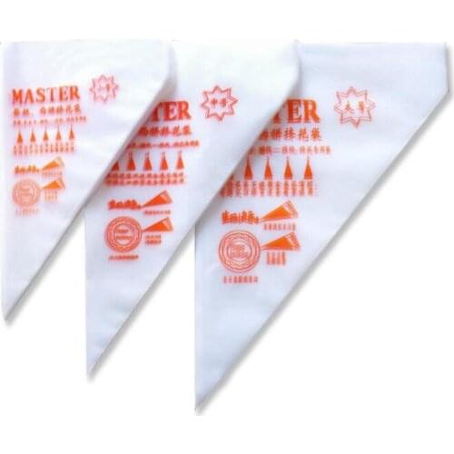 100 PCS/Set PP Pastry Bag Cake DIY Icing Piping Cream Bags Reusable Pastry Bags#83217