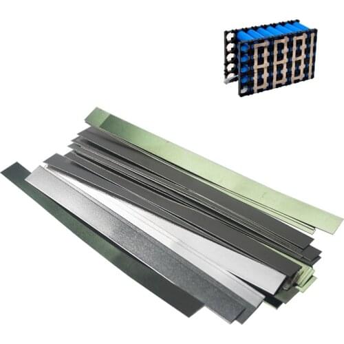 100pcs nickel strip nickel plated steel strip for spot welding machine spot welding 18650 lithium battery pack connection plate